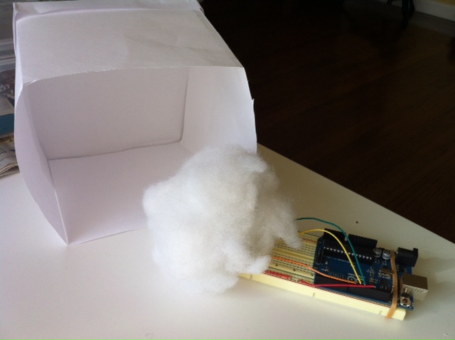 cotton ball as the inner layer of the diffuser